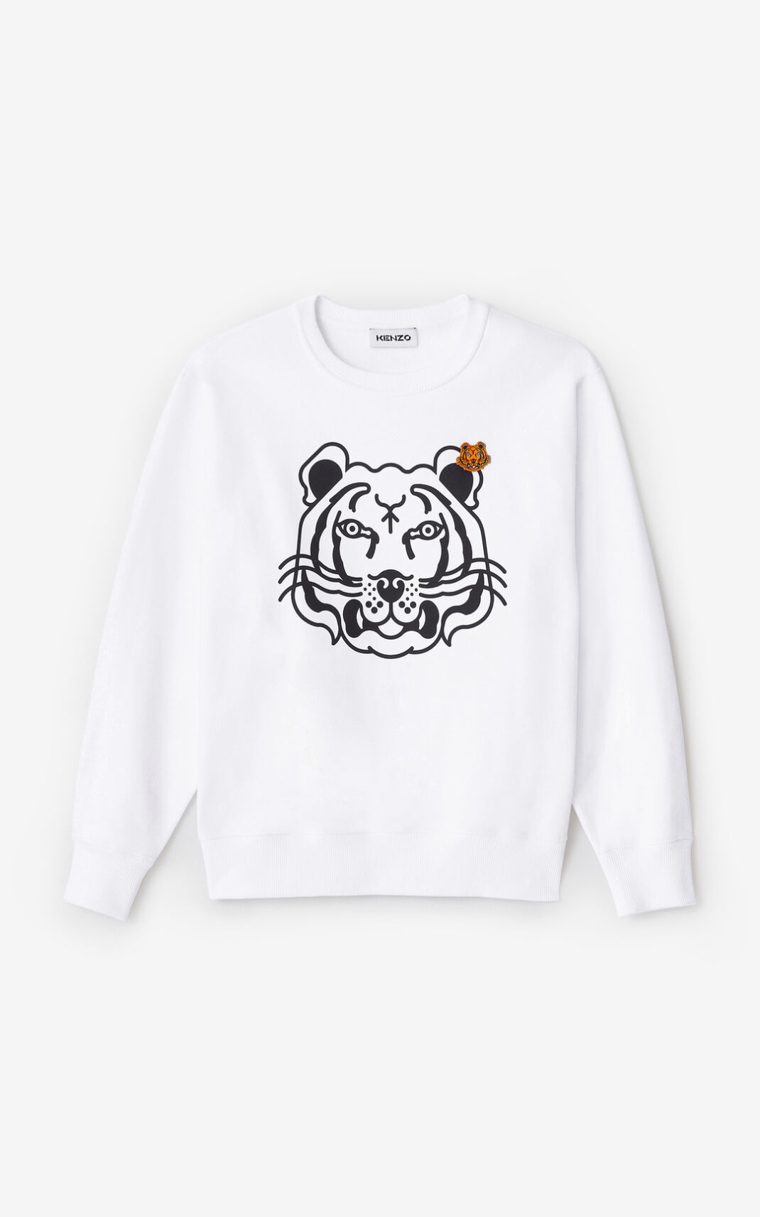 Kenzo K Tiger Dukserice Ženske - Bijele - Hrvatska ROGXHI965